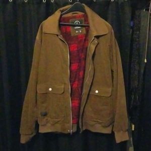 Volcom Brown corduroy jacket XL
